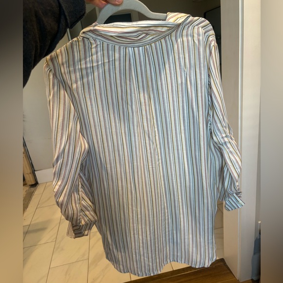 Very soft button up blouse stripe - Picture 4 of 4